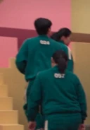 Player 024 walking to the third game.