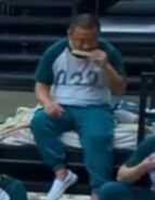 Player 032 eating