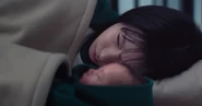Jun-hee with her baby.
