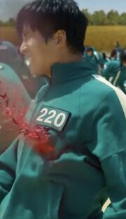 Player 220 getting shot