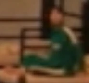 Player 080 watching the prize money bank lower from the ceiling for the first time.