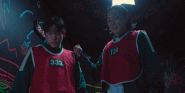 Myung-gi and Nam-gyu stabbing Player 235.