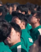 Player 134 looking around the first game arena.