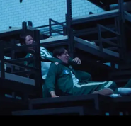 Player 056 being strangled by Player 197