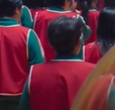 Player 154 looking at the Manager in the lobby of Hide and Seek.