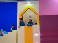 BTS of Player 250 in the stairs.