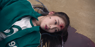 Kang Mi-na corpse in Red Light, Green Light 2024 Squid Game