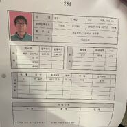 Park Tae-jun's player file (mistake as Player 288 instead of 229).