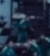 Player 260 as the guards told the players to get on the ground.