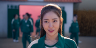 Kang Mi-na smiles at compliments