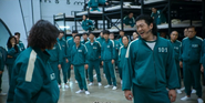 Player 116 watching Jang Deok-su confront Kang Sae-byeok