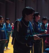 Player 377 receiving his key.