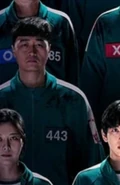 Another Player 443 in a promotional image (Played by Kim Se-jin)