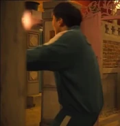 Mun Jang-ho seconds before getting shot.