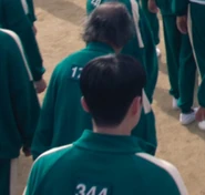 Player 344 standing still after the first game begins.