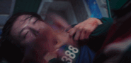Gi-hun choking Dae-ho to death.
