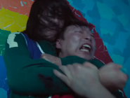 Hyun-ju fighting with Player 202.