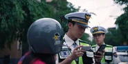 Jun-ho works as a traffic officer.