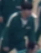 Player 080 frozen in fear after the initial chaos.