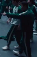 Player 296 argues with Team X.