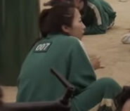 Player 007 in the behind the scenes footage