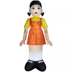 A Gemmy unproduced 12ft version of Halloween themed inflatable Young-hee with light up eyes, turning head and sound.