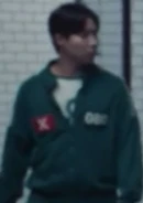 Player 080 walking back into the dormitory after Mingle.