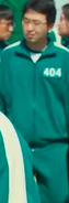 Male Player 404 seen in Red Light Green Light