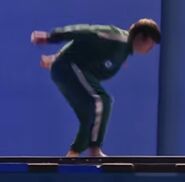 Player 435 jumping as seen in a BTS image.
