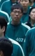 Another Player 407 in the dormitory after the square guard says why the players should trust them