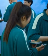 Player 007 after receiving her dalgona