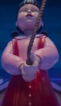 Young-hee as shown in the Jump Rope game.