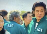 Player 183 with Player 230 and Jang Deok-su