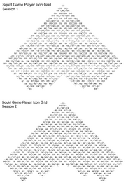 Squid Game Player Icon Grids