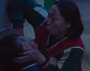 Mi-hwa getting stabbed