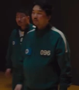 Player 296 and 096 enter the arena for the fourth game.