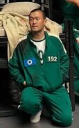 Another BTS image of Player 192.