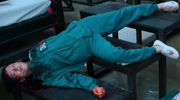 Player 361's dead Body after Lights Out (33rd Squid Game)