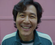 Gi-hun smiling