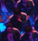 Player 344 watching as Player 100 goes to vote.