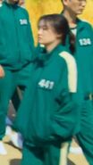 Female Player 441 in Red Light, Green Light