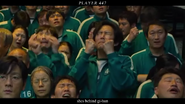 The female Player 447 celebrating as Il-nam votes X