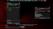 The appearance of the watching man disabled in Unity Explorer.