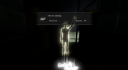 Ghost Stanley after raising his hand at a 15 degree angle, hinting the "What is Comedic Timing?" instructional video.