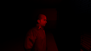 Left side view of the Watching Man from the ending.