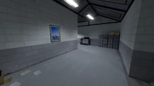 The second mentioned room.