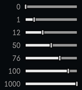 The bumpscosity slider states as seen in subsequent sequels.