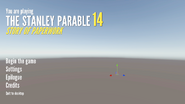 The Stanley Parable 14 title screen.
