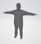 Aman's Model without textures.