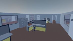 A screenshot of the main room